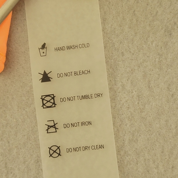 Veccoberry Women's Two Pieces Orange Bikini Size S - Picture 7 of 11